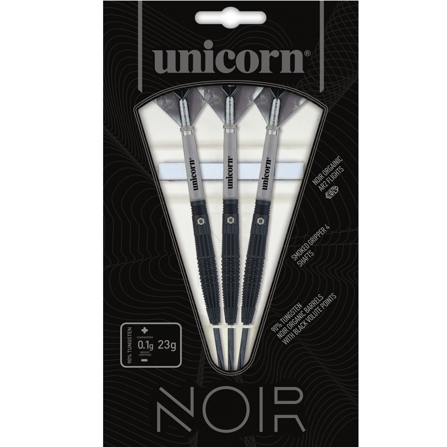 Unicorn NOIR Style 2 Çelik Uç Dart Seti