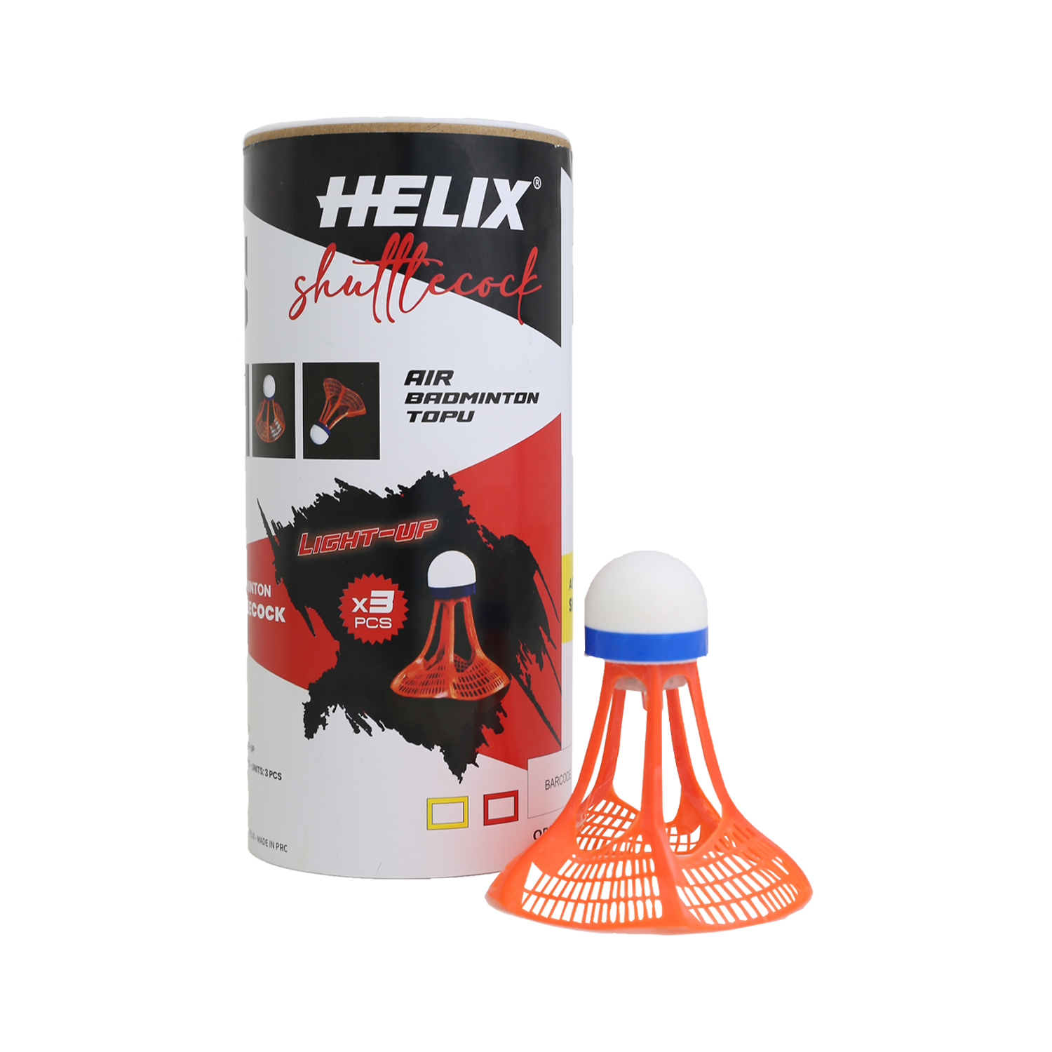 Helix Lighted Badminton Ball - Orange