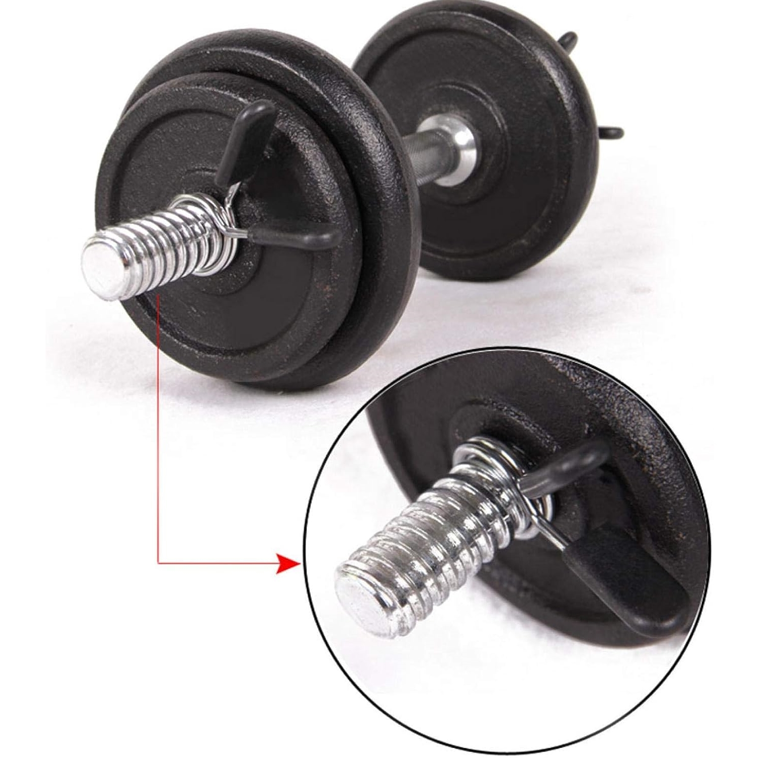 Helix Barbell Spring Clamp