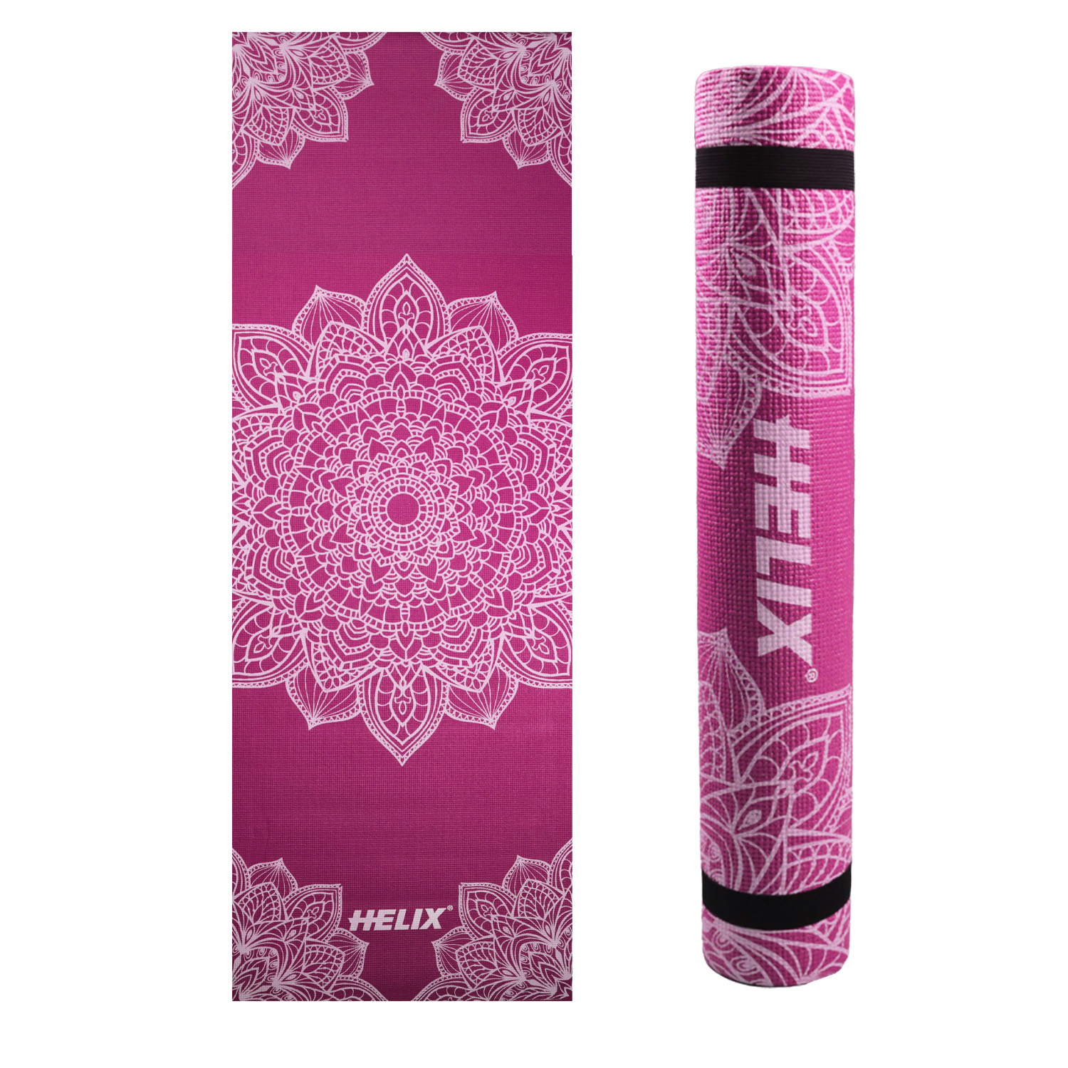 Helix PVC Yoga Mat - Pink