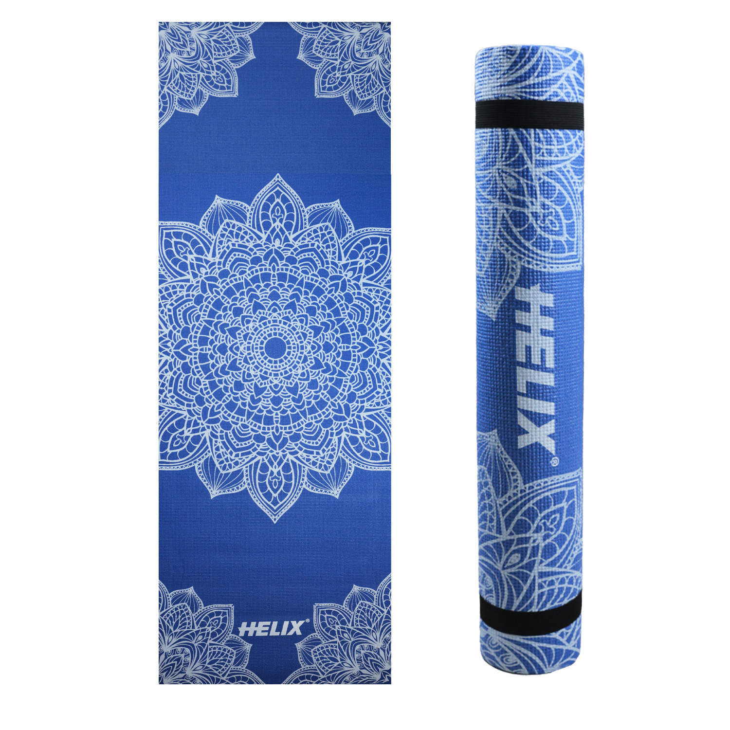 Helix PVC Yoga Mat - Blue