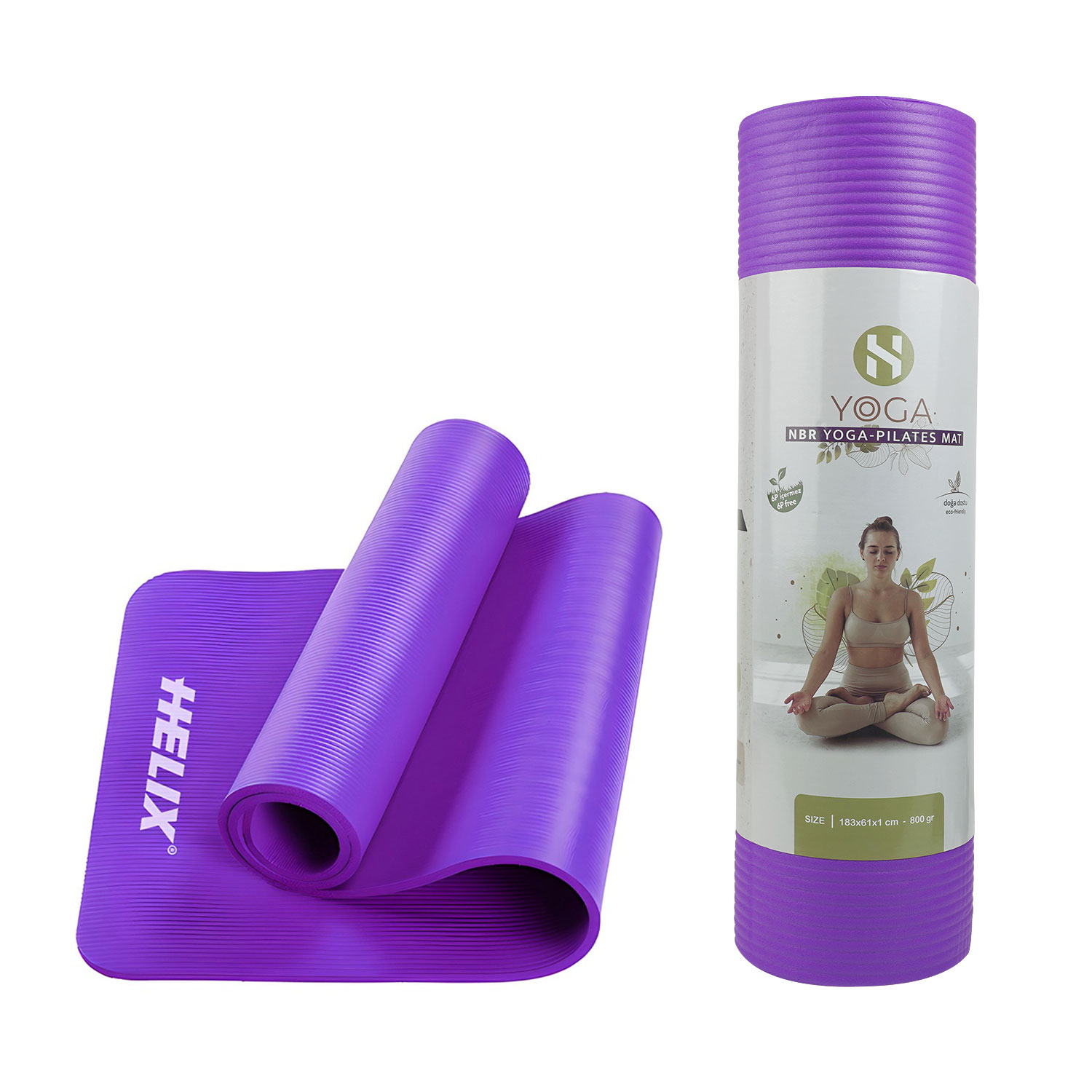 Helix NBR Yoga Mat - Purple