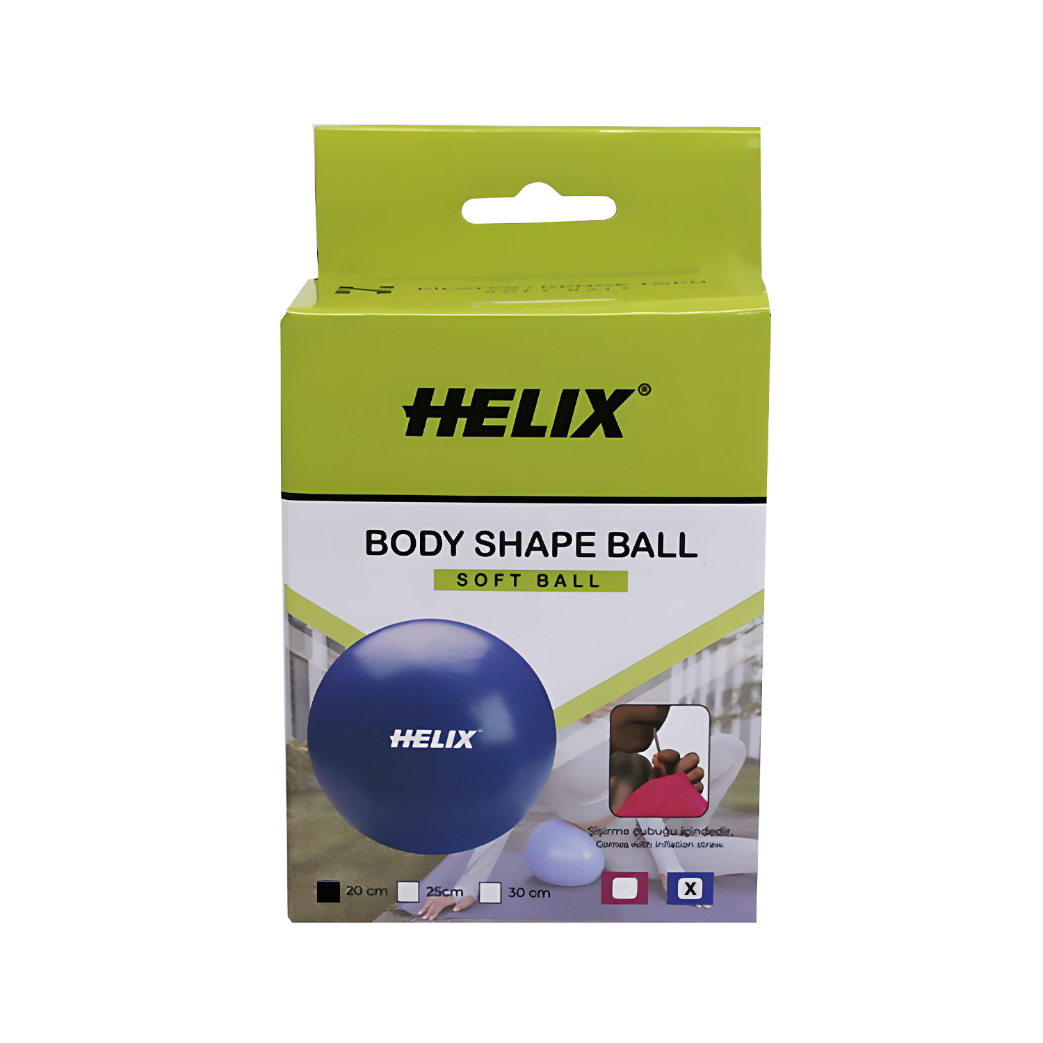 Helix 20 cm Pilates Ball - Blue
