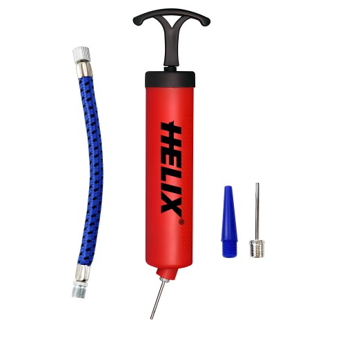 Helix ELP01K Ball Inflator Pump - Red