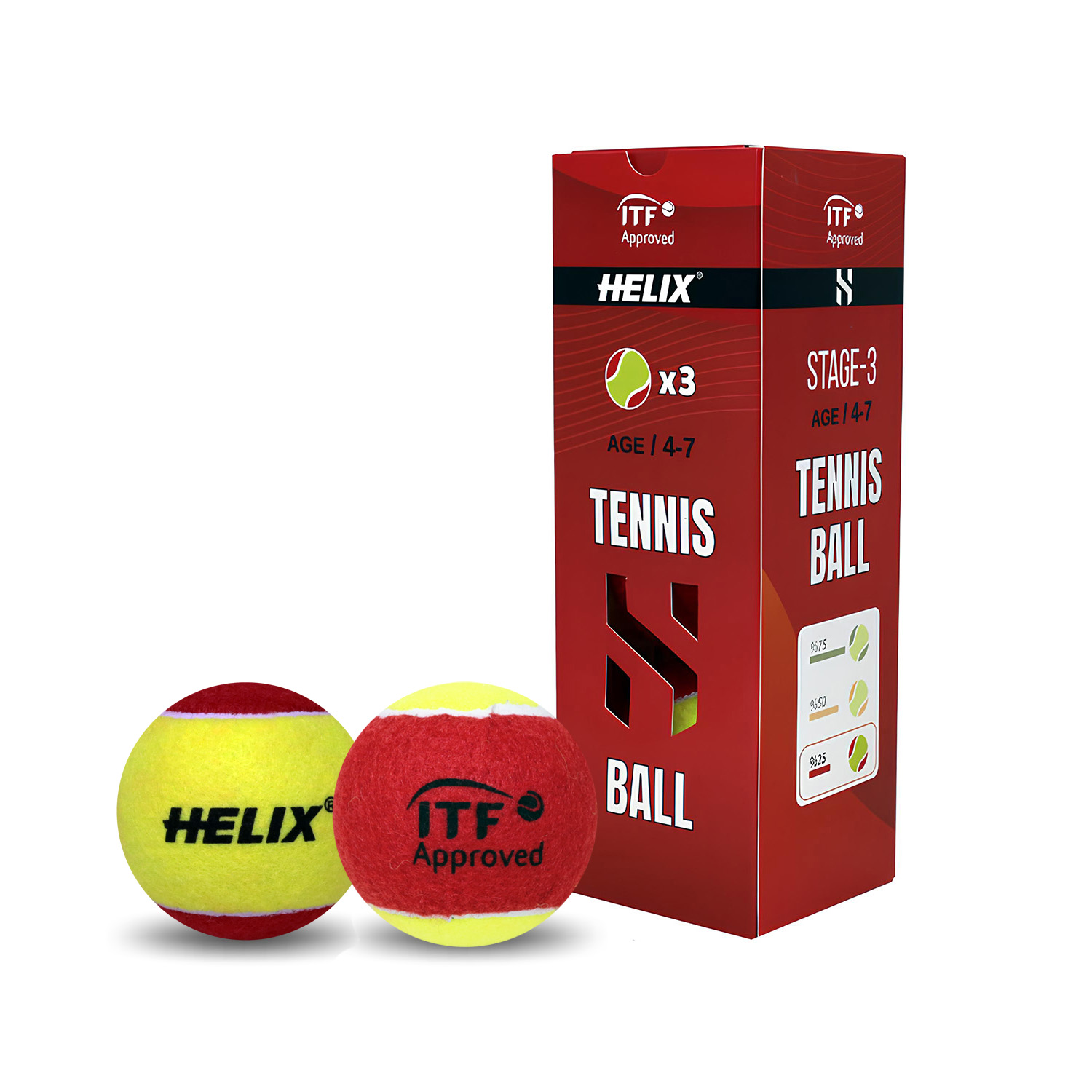 Helix 4-7 Years ITF Approved Tennis Ball