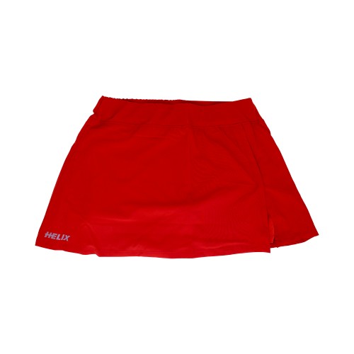 Helix Tennis Skirt - Red