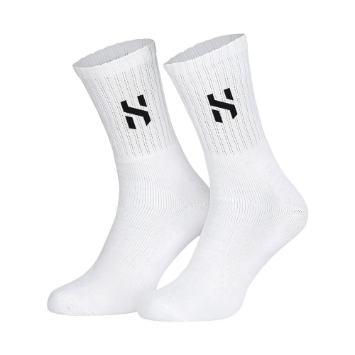 Helix Short Football Training Socks - White