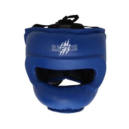 Raptor Open Boxing Kickboxing Head Protector - Blue