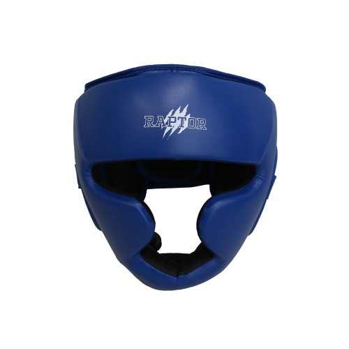 Raptor Close Boxing Kickboxing Head Protector - Blue