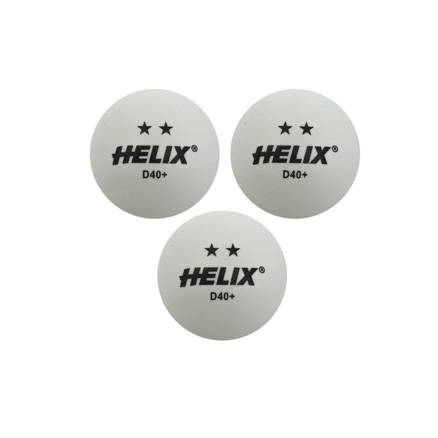 Helix 100 pcs D40+ 2 Star Table Tennis Ball